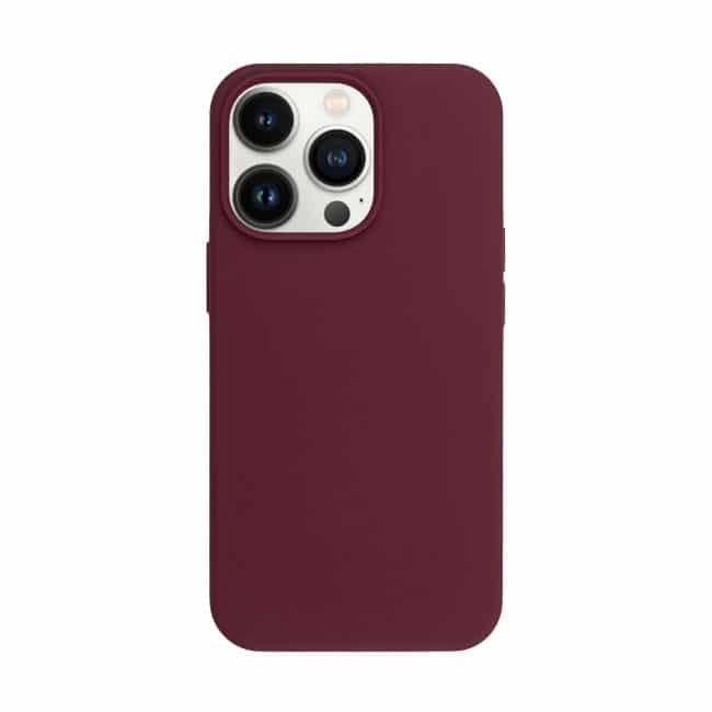 Bordeaux rood hoesje iPhone 13 Pro