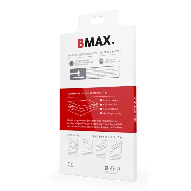 BMAX achterkant verpakking