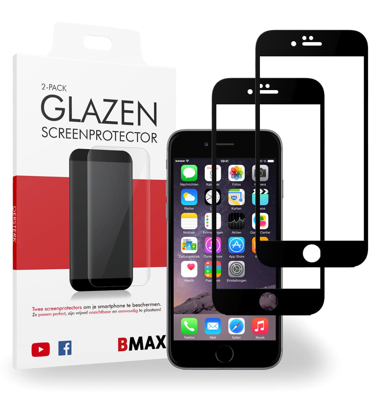 Iphone 6 Glazen screenprotector
