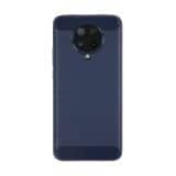 carbon soft case hoesje Xiaomi Blauw