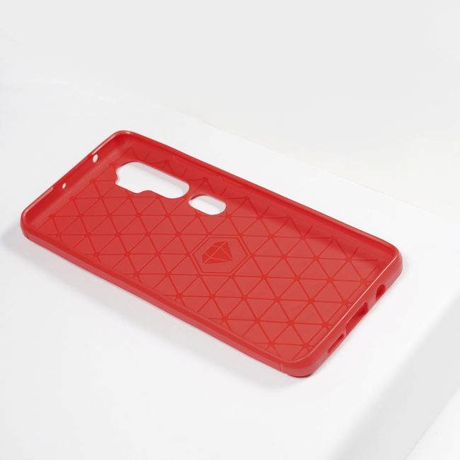 hoesje rood carbon