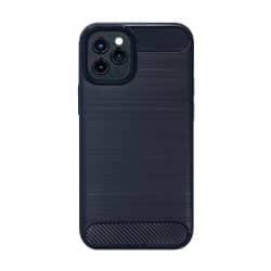 Carbon blauw telefoonhoesje iPhone 12 Pro
