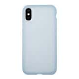 iPhone Xs Max lichtblauw soft case hoesje