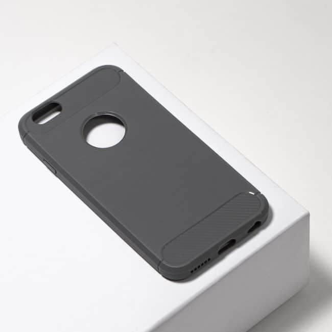 carbon grijze telefoonhoesje iPhone 6/6s