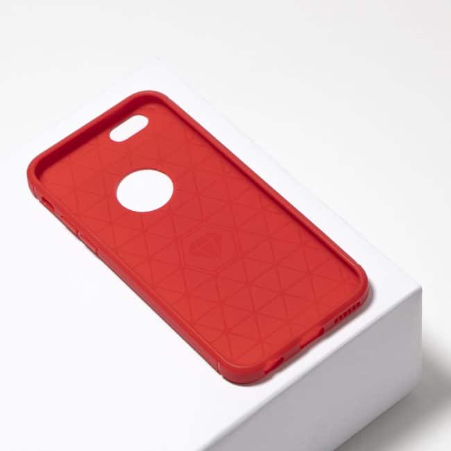 carbon rode telefoonhoesje iPhone 6/6s
