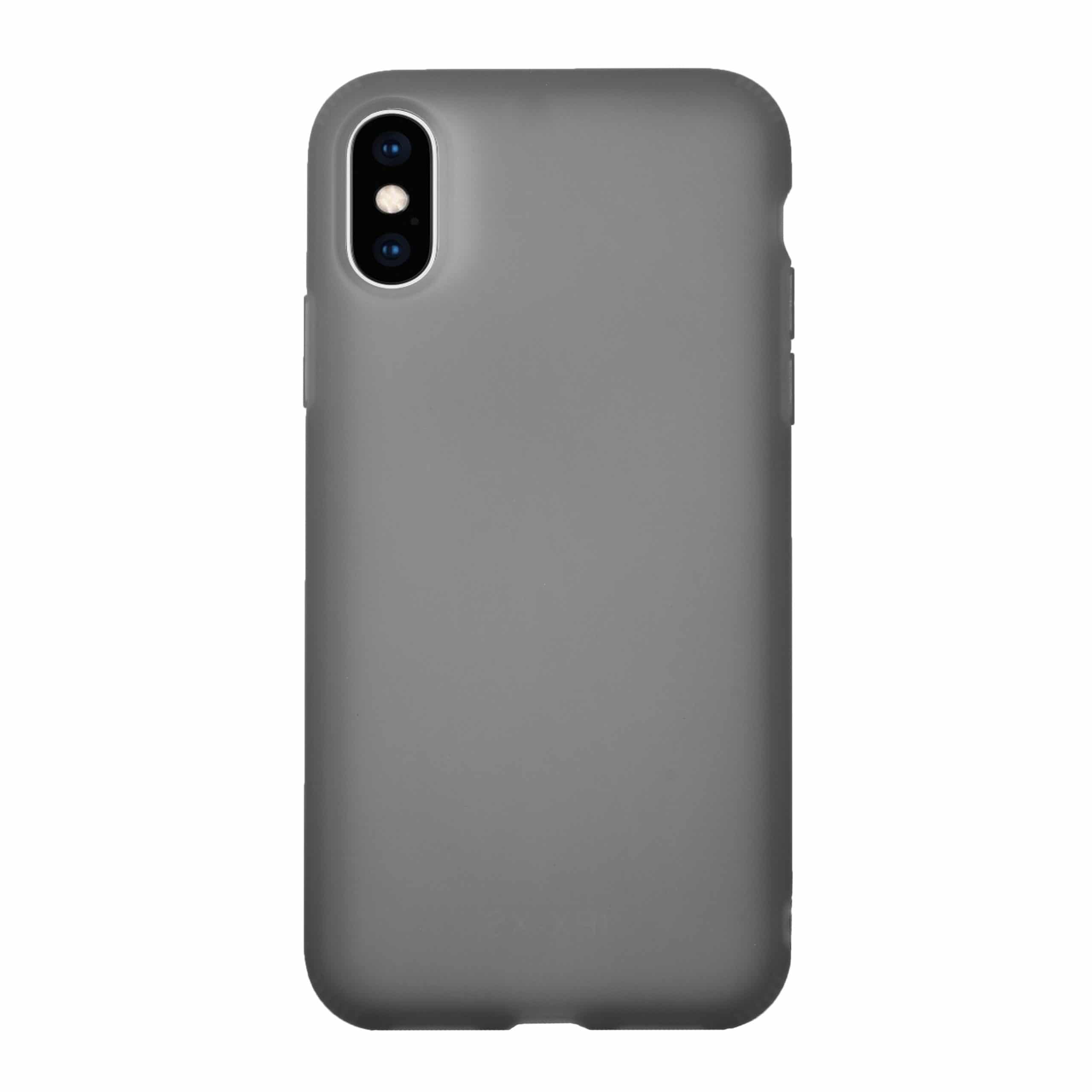 iPhone X/Xs zwart soft case hoesje