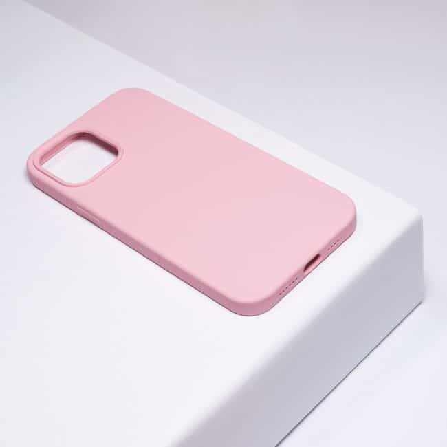 iPhone 12 Pro Max hoesje licht roze