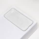 Siliconen hoesje voor iPhone SE 2022 in het wit