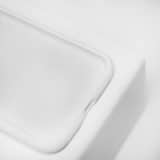 Siliconen hoesje voor iPhone SE 2022 in het wit