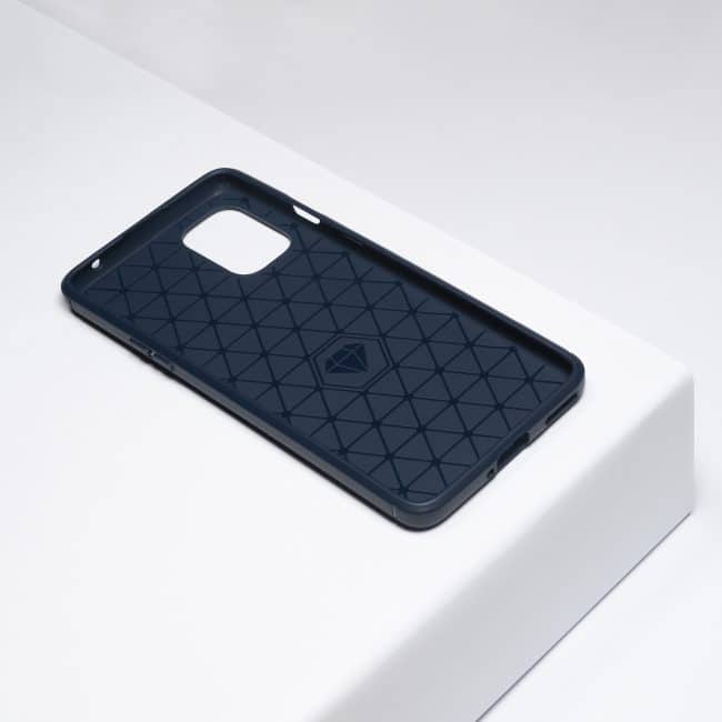 OnePlus 8T carbon hoesje blauw
