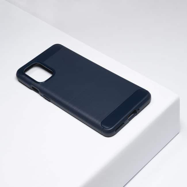 OnePlus 8T carbon hoesje blauw