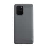 Samsung Galaxy S10 Lite carbon telefoonhoesje grijs