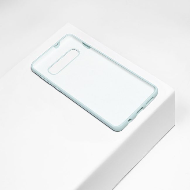 Turquoise siliconen telefoonhoesje Samsung Galaxy S10