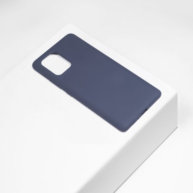 Donkerblauw siliconen telefoonhoesje Samsung Galaxy S10 Lite