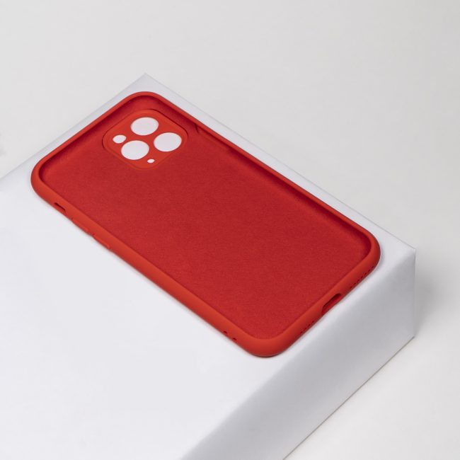 rood siliconen telefoonhoesje iPhone 11 Pro Max