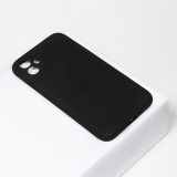 zwart siliconen telefoonhoesje iPhone 11