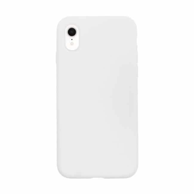wit siliconen telefoonhoesje iPhone Xr
