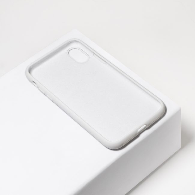 wit siliconen telefoonhoesje iPhone Xr