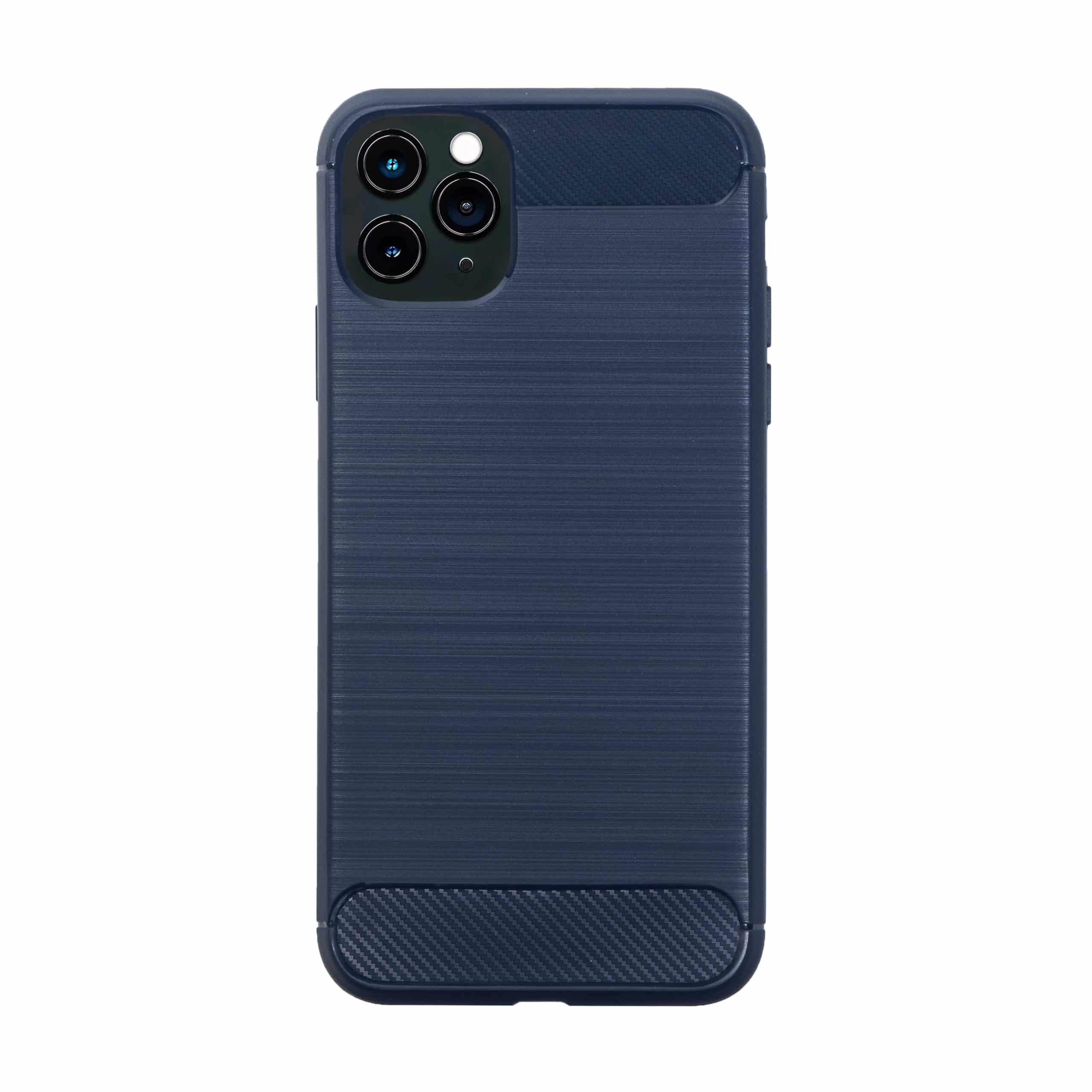 blauw carbon telefoonhoesje iPhone 11 Pro Max