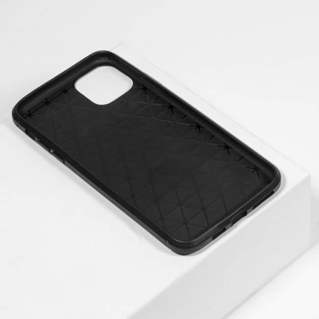 zwarte carbon telefoonhoesje iPhone 11 Pro