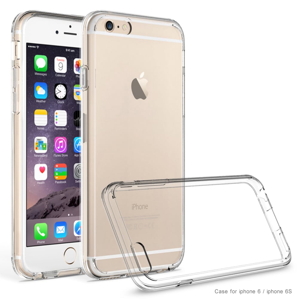 iPhone 6/6s transparant hard case telefoonhoesje